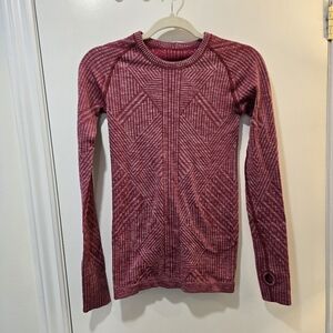 Lululemon Rest Less Pullover in Heathered Berry Rumble